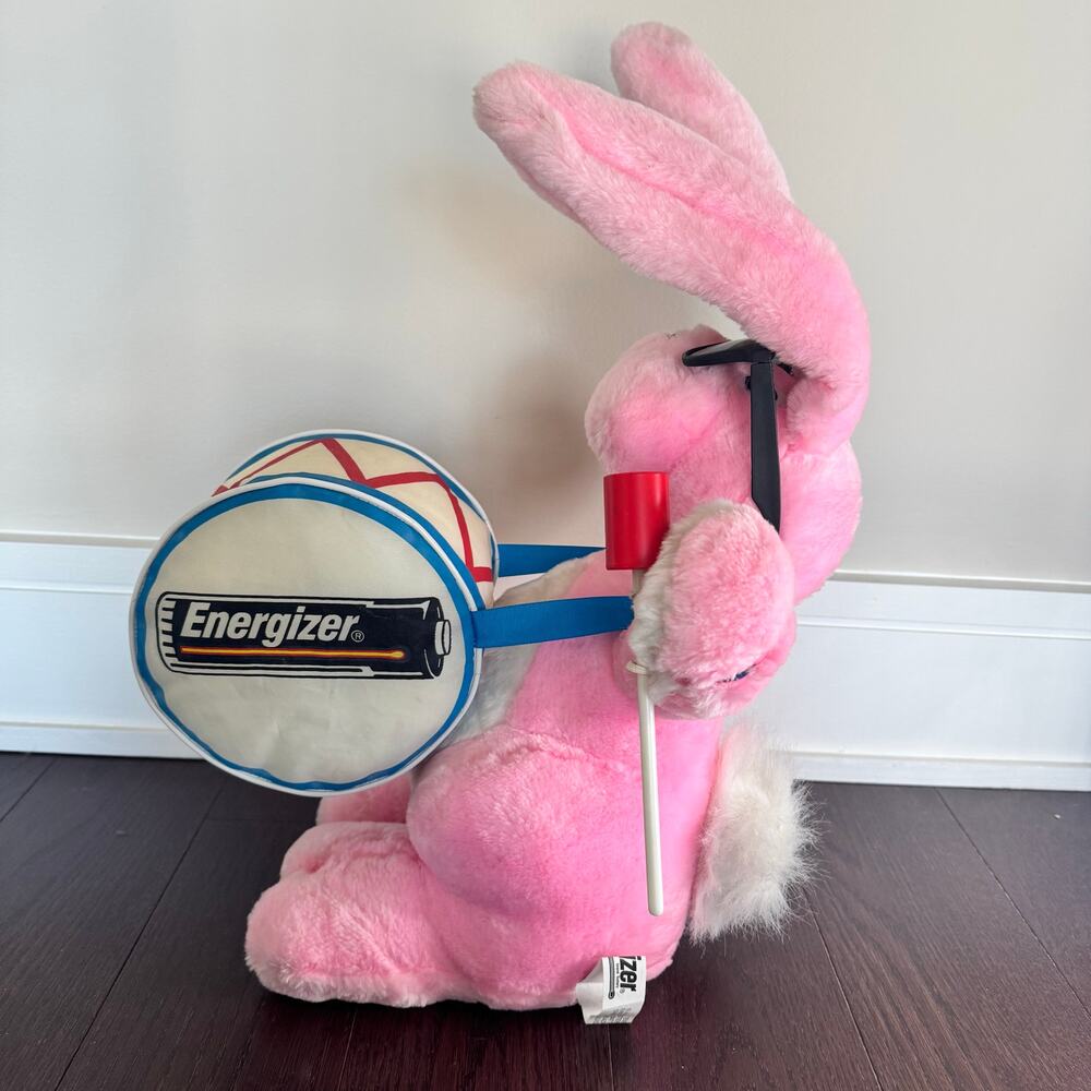 Energizer Bunny Plush Battery Operated Toy with Drum and Sunglasses